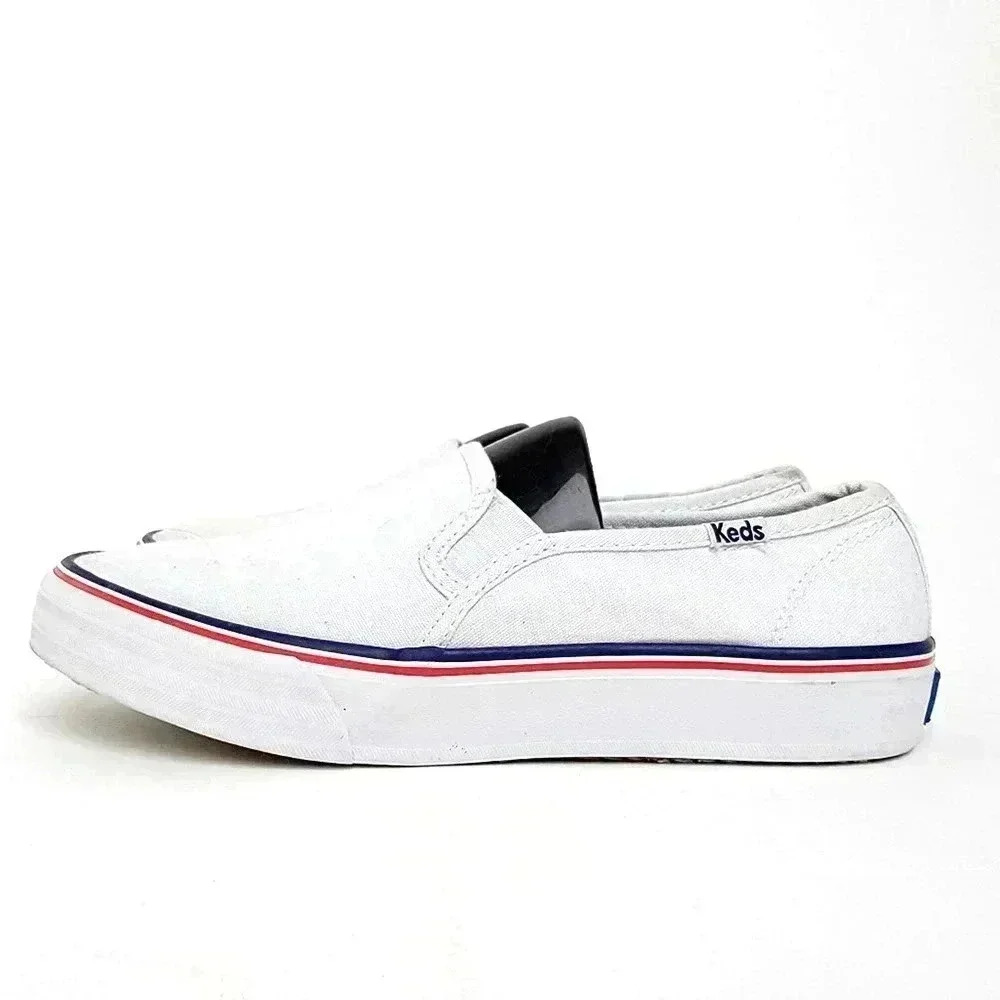 Keds Champion Double Decker Women Canvas Slip On Sneaker Shoe - 6 - Picture 6 of 9